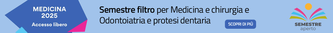 Semestre filtro per Medicina e Odontoiatria
